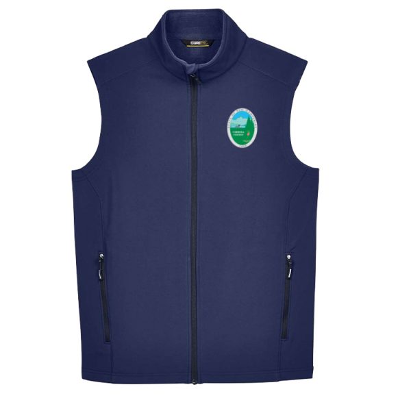 Men's Cruise Two-Layer Fleece Bonded Soft Shell Vest - Image 2