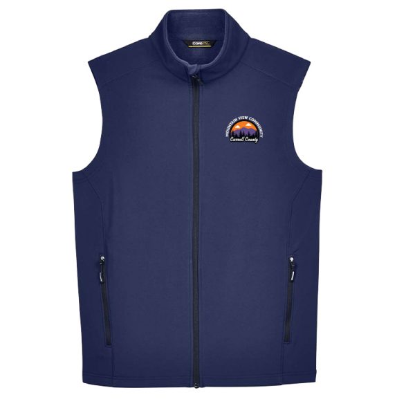 Men's Cruise Two-Layer Fleece Bonded Soft Shell Vest - Image 2