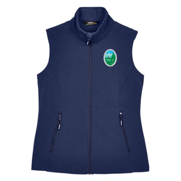 Women's Cruise Two-Layer Fleece Bonded Soft Shell Vest - Image 2