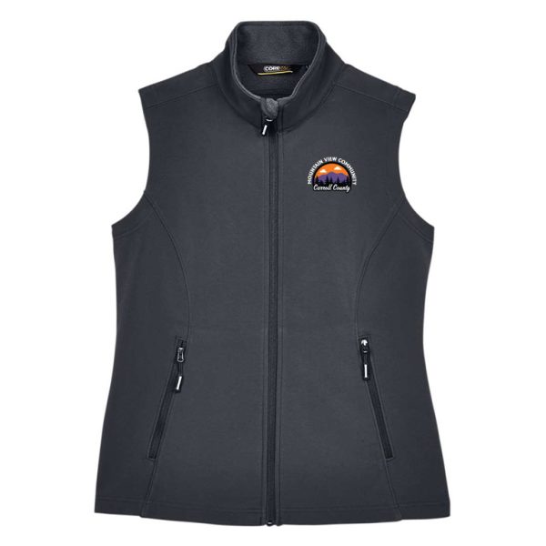 Women's Cruise Two-Layer Fleece Bonded Soft Shell Vest - Image 3