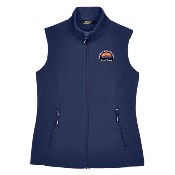 Women's Cruise Two-Layer Fleece Bonded Soft Shell Vest - Image 2