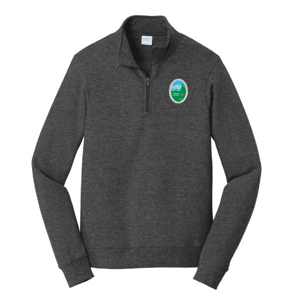 Port & Company® Fan Favorite™ Fleece 1/4-Zip Pullover Sweatshirt - Image 2