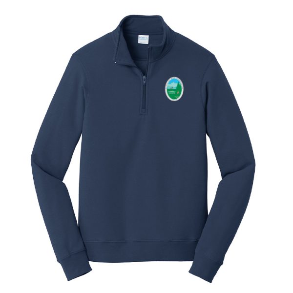 Port & Company® Fan Favorite™ Fleece 1/4-Zip Pullover Sweatshirt - Image 3