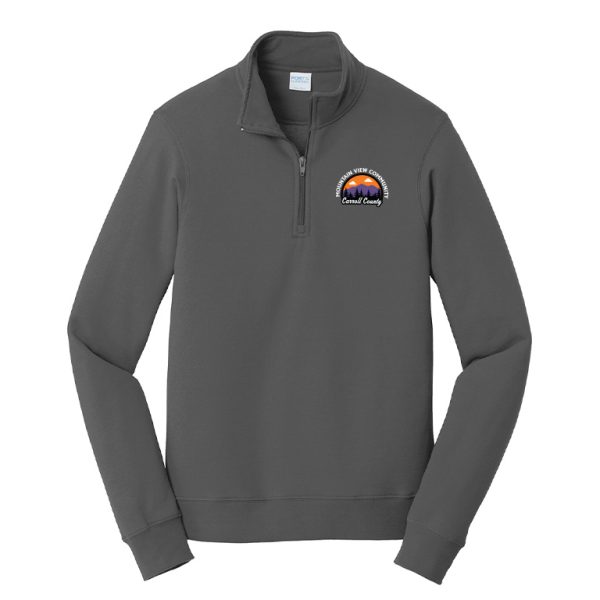 Port & Company® Fan Favorite™ Fleece 1/4-Zip Pullover Sweatshirt - Image 3