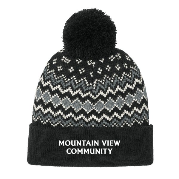 Port Authority® Alpine Pom Beanie - Image 4