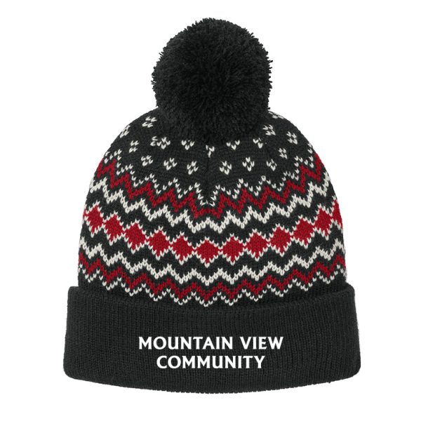 Port Authority® Alpine Pom Beanie - Image 5