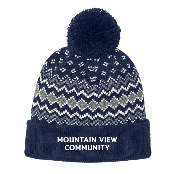 Port Authority® Alpine Pom Beanie - Image 2
