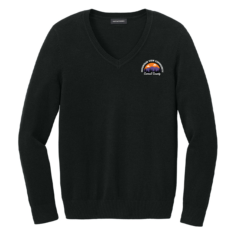 Port Authority® Women’s Easy Care V-Neck Sweater - Image 2