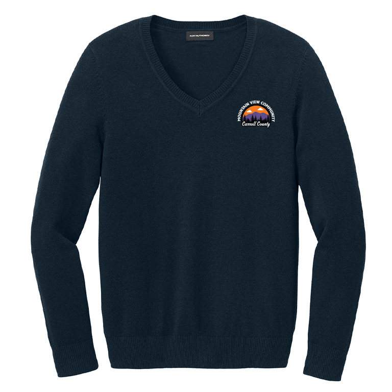 Port Authority® Women’s Easy Care V-Neck Sweater - Image 3