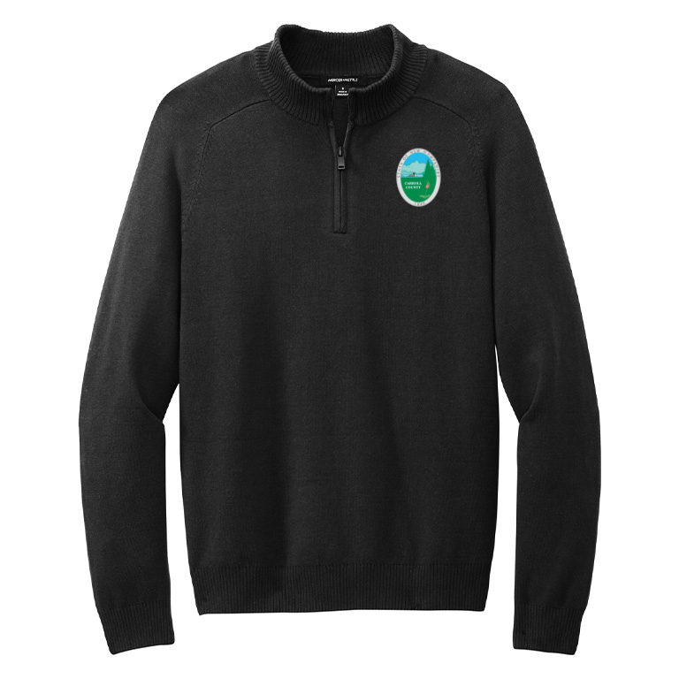 Mercer+Mettle® Unisex 1/4-Zip Sweater - Image 2