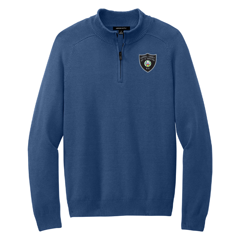 Mercer+Mettle® Unisex 1/4-Zip Sweater - Image 3