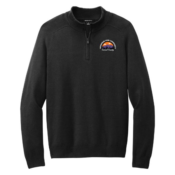 Mercer+Mettle® Unisex 1/4-Zip Sweater - Image 3