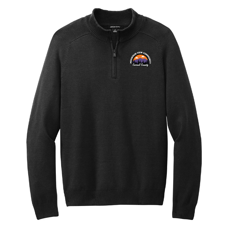 Mercer+Mettle® Unisex 1/4-Zip Sweater - Image 3