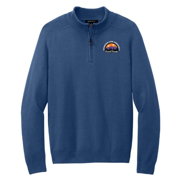 Mercer+Mettle® Unisex 1/4-Zip Sweater - Image 2