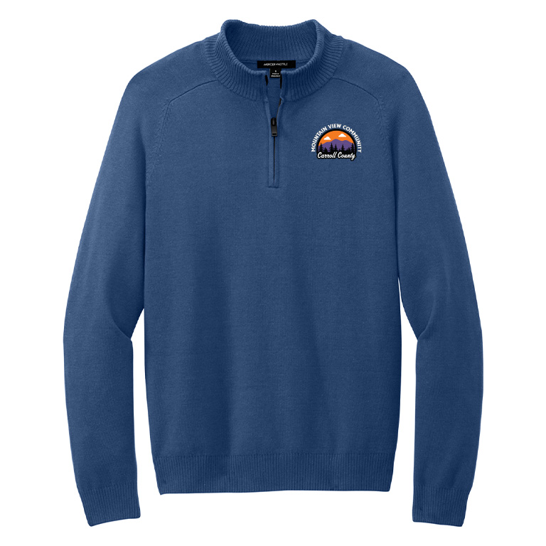 Mercer+Mettle® Unisex 1/4-Zip Sweater - Image 2